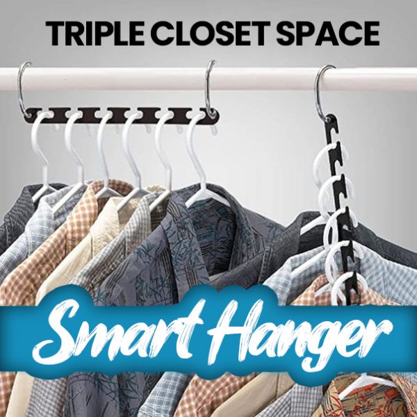 Smart Hanger – Pametna vješalica za 40 odjevnih predmeta (4+4 gratis)