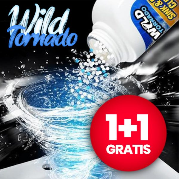 Wild Tornado – Prašak za čišćenje začepljenih odvoda (1+1 GRATIS)